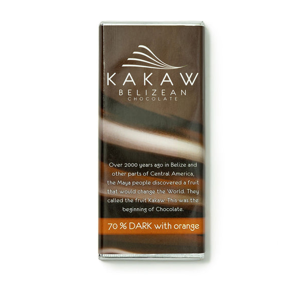 Kakaw 70% dark with orange