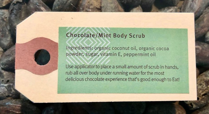 Chocolate/Mint Body Scrub 4oz
